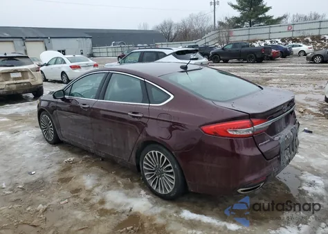 2017 Ford Fusion Se из США, поврежденный, VIN 3FA6P0T90HR100827